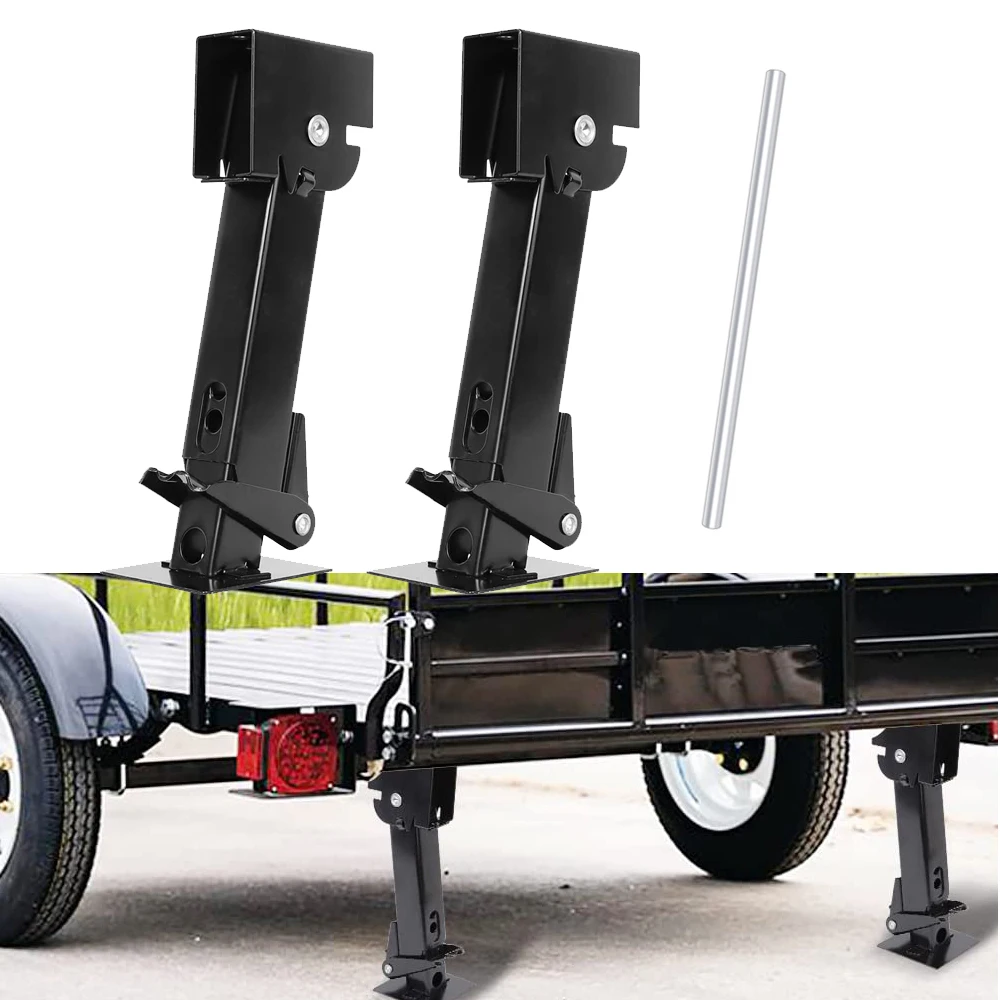 Telescoping Trailer Stabilizer Jacks 11.8"-17.7" Folding Trailer Stabilizer Stands Supports up 1000lbs with11.8" Long Bar
Telescoping Trailer Stabilizer Jacks 11.8"-17.7" Folding Trailer Stabilizer Stands Supports up 1000lbs with11.8" Long Bar