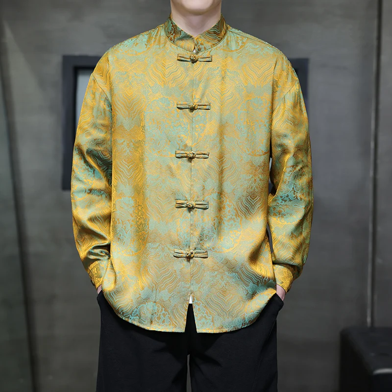 M-XXXXXL Plus Size Men Chinese Traditional Tang Shirt Tai Chi Kung Fu Frog Button Tops Long Sleeve Floral Vintage Clothing Tops
M-XXXXXL Plus Size Men Chinese Traditional Tang Shirt Tai Chi Kung Fu Frog Button Tops Long Sleeve Floral Vintage Clothing Tops