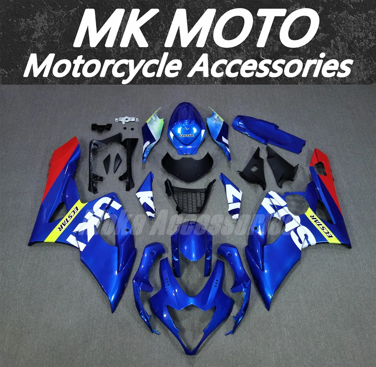 Moke moto Motorcycle Fairings Kit Fit For Gsxr1000 2005-2006 Bodywork Set High Quality Abs Injection Blue Red Neon
Moke moto Motorcycle Fairings Kit Fit For Gsxr1000 2005-2006 Bodywork Set High Quality Abs Injection Blue Red Neon