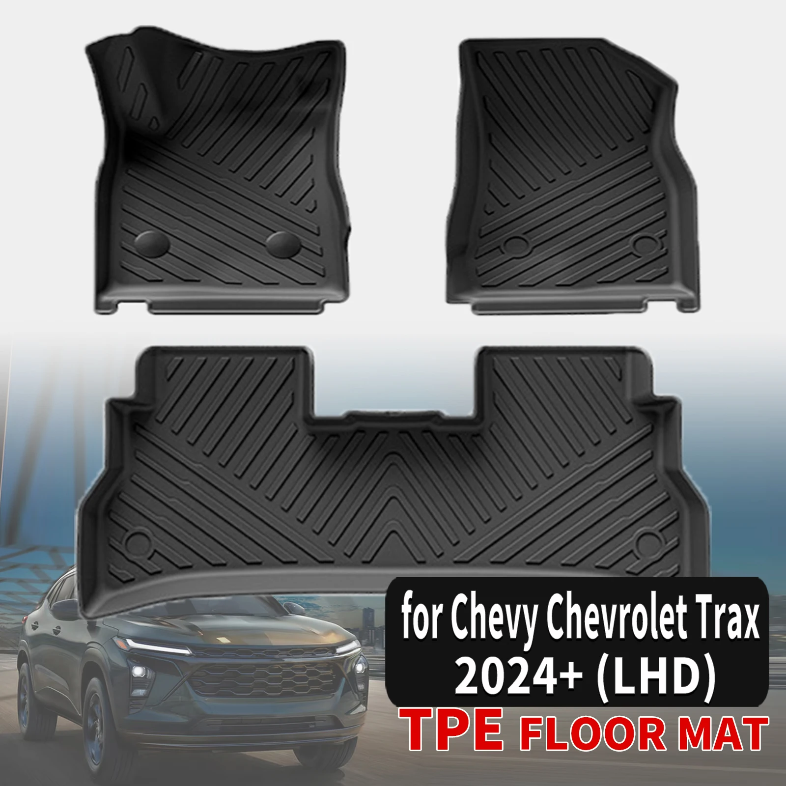 for Chevy Chevrolet Trax 2024 2025 2026 3D Maxpider Style TPE Floor Mats Full Coverage Heavy Duty All Weather Accessories
for Chevy Chevrolet Trax 2024 2025 2026 3D Maxpider Style TPE Floor Mats Full Coverage Heavy Duty All Weather Accessories