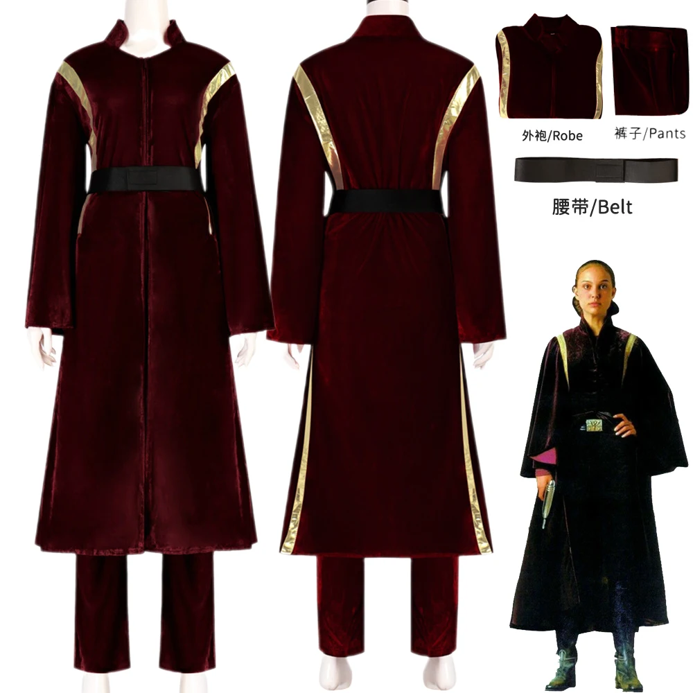 Костюм принцессы для косплея Amidala, нарядное длинное платье PNA, полный комплект, красный бархатный халат, наряды для женщин, карнавальный костюм на Хэллоуин
Костюм принцессы для косплея Amidala, нарядное длинное платье PNA, полный комплект, красный бархатный халат, наряды для женщин, карнавальный костюм на Хэллоуин