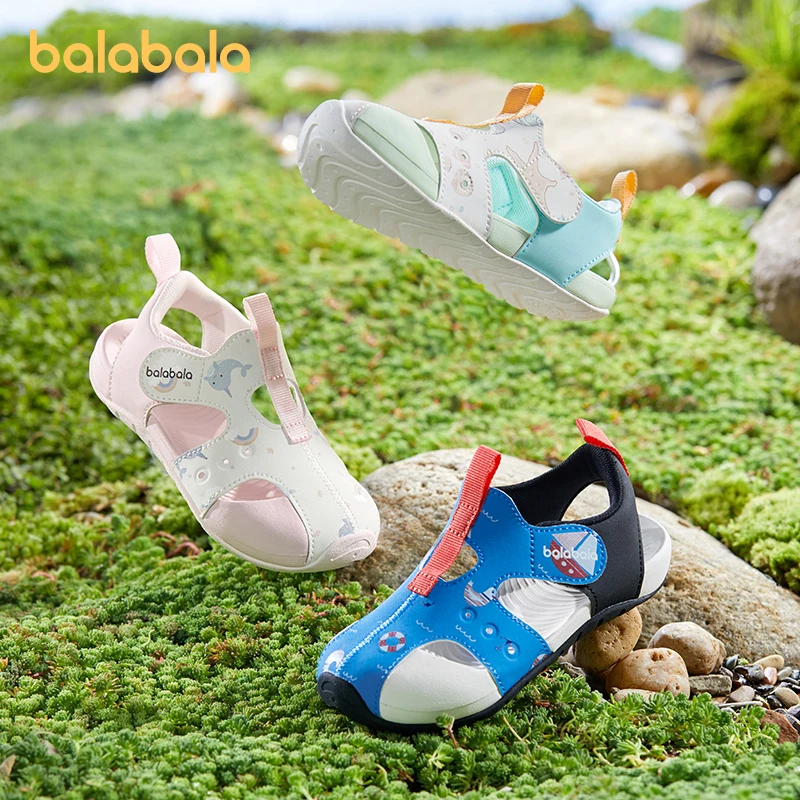 Balabala Kids Sports Sandals Boys Girls Shoes 2025 Summer New Breathable Closed-Toe Anti-Slip Comfortable Shoes
Balabala Kids Sports Sandals Boys Girls Shoes 2025 Summer New Breathable Closed-Toe Anti-Slip Comfortable Shoes