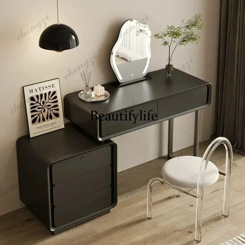 K182 Black Dresser Modern Bedroom Light Luxury Fingerprint Lock Makeup Table dressers Toiletries desk vanity Dressing table
K182 Black Dresser Modern Bedroom Light Luxury Fingerprint Lock Makeup Table dressers Toiletries desk vanity Dressing table