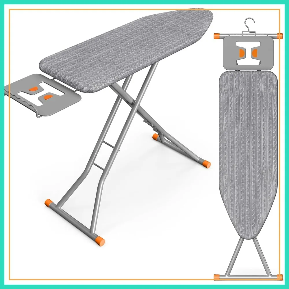Foldable Ironing Board 43x13 Inches, Height Adjustable, Space-Saving, Padded Cover with Hook
Foldable Ironing Board 43x13 Inches, Height Adjustable, Space-Saving, Padded Cover with Hook