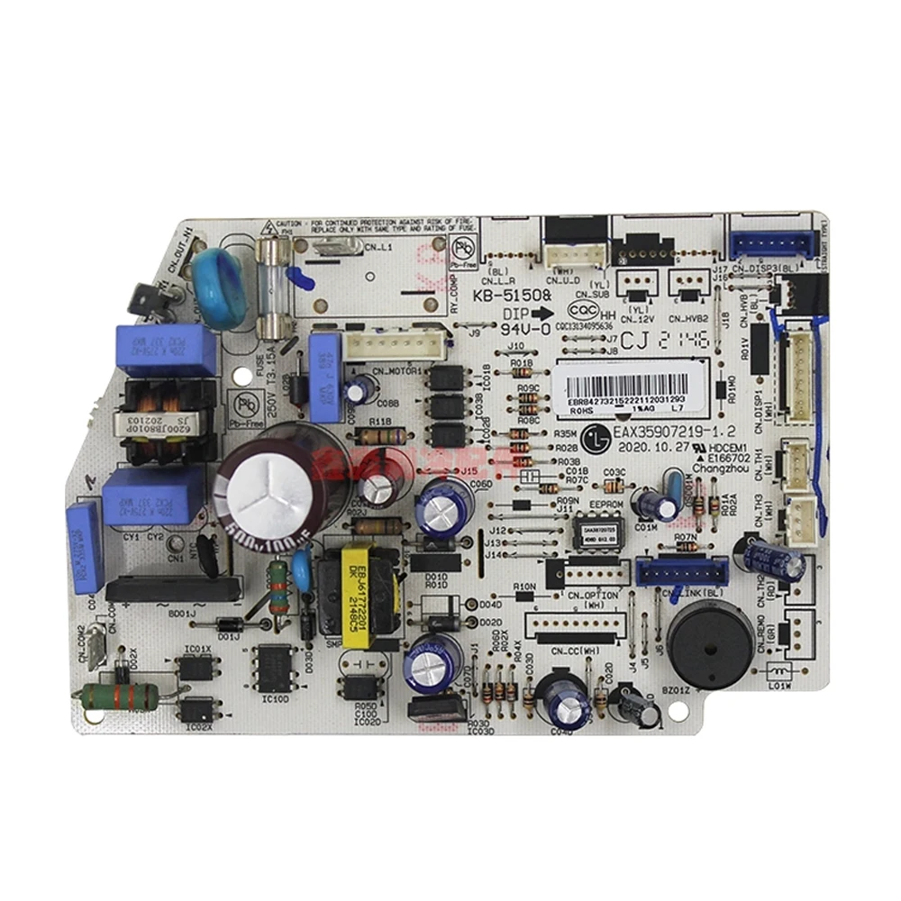 Air Conditioner Motherboard, PCB Board, Model EAX35907219 EAX35907219-1.0 EAX35907219-1.2, For Brand LG, Original
Air Conditioner Motherboard, PCB Board, Model EAX35907219 EAX35907219-1.0 EAX35907219-1.2, For Brand LG, Original