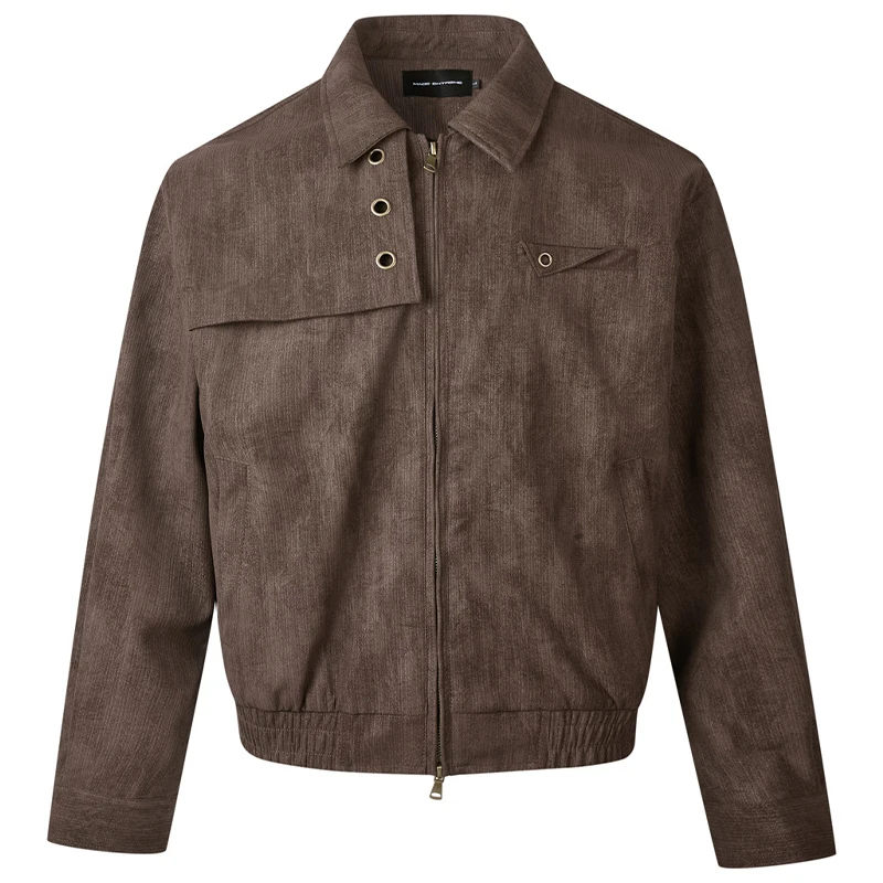 New Men Retro Stereoscopic Cut Short Profile Jacket Lapel Loose Casual Coat
New Men Retro Stereoscopic Cut Short Profile Jacket Lapel Loose Casual Coat