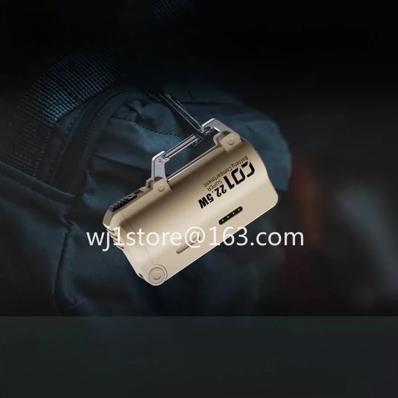C01 22.5W Fast Charging Power Bank Outdoor Interchangeable Battery Fast Charging Portable 5000mAh Mini Power Bank
C01 22.5W Fast Charging Power Bank Outdoor Interchangeable Battery Fast Charging Portable 5000mAh Mini Power Bank