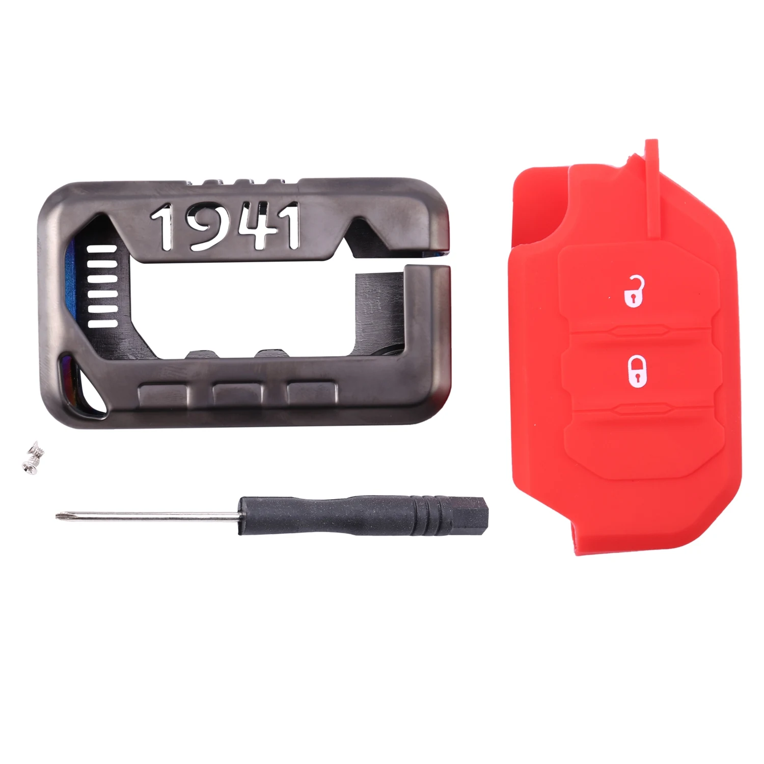 Car Key Case Aluminum Alloy Key Protection Cover Shell for Jeep Wrangler JL 2018 2019 2020 Black Titanium Red
Car Key Case Aluminum Alloy Key Protection Cover Shell for Jeep Wrangler JL 2018 2019 2020 Black Titanium Red