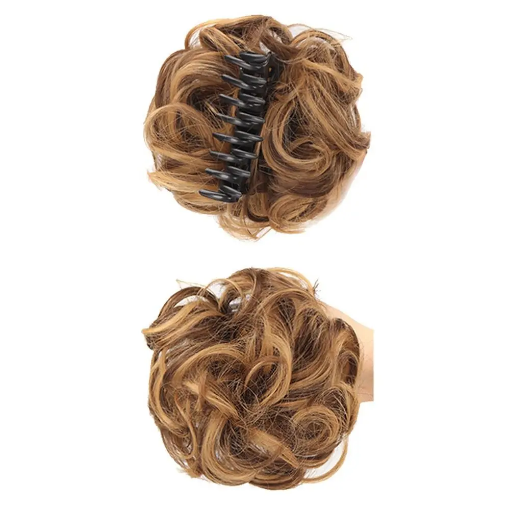 Fluffy Fake Hair Messy Curly Hair Bun Hair Extensions Updo Synthetic Chignon Black Scrunchie Claw Clip Bun Women
Fluffy Fake Hair Messy Curly Hair Bun Hair Extensions Updo Synthetic Chignon Black Scrunchie Claw Clip Bun Women