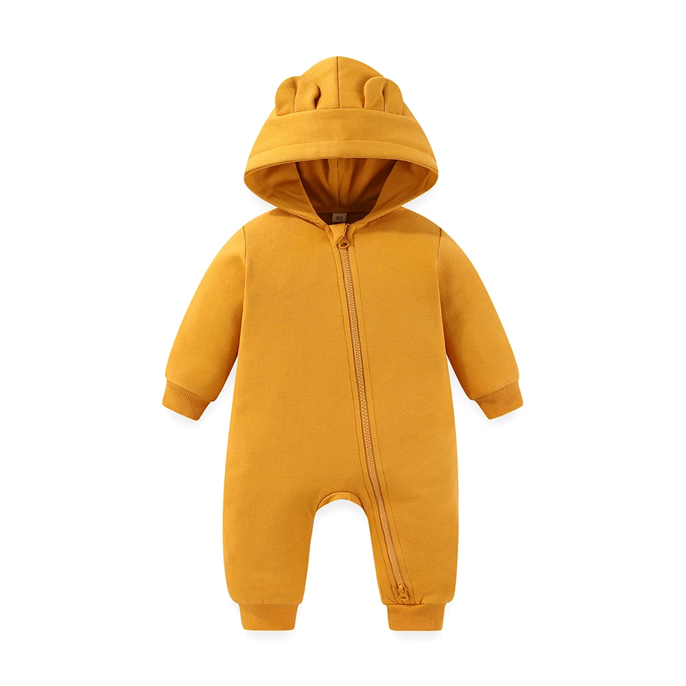 Kiddiezoom Fashion Autumn Winter Solid Long Sleeve Warm Baby Boy Girl Hooded Jumpsuits Rompers Zipper Baby Clothes
Kiddiezoom Fashion Autumn Winter Solid Long Sleeve Warm Baby Boy Girl Hooded Jumpsuits Rompers Zipper Baby Clothes