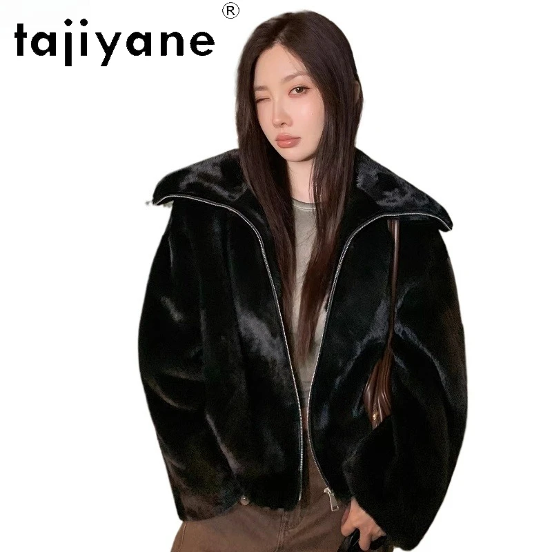 TAJIYANE Natural Mink Fur Coats Woman Luxury Short Fur Jacket Stylish Black Real Fur Coat 2026 Winter Clothes Women шуба женская
TAJIYANE Natural Mink Fur Coats Woman Luxury Short Fur Jacket Stylish Black Real Fur Coat 2026 Winter Clothes Women шуба женская