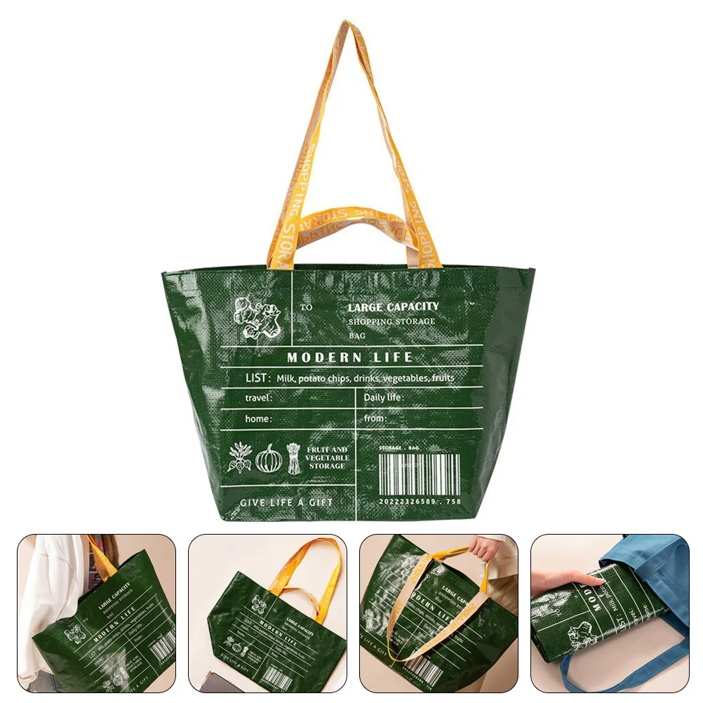 Handheld Shopping Bag Simple Style Large Capacity Nylon Storage Carrier Bag Portable Fashionable Outdoor Tote for Party
Handheld Shopping Bag Simple Style Large Capacity Nylon Storage Carrier Bag Portable Fashionable Outdoor Tote for Party