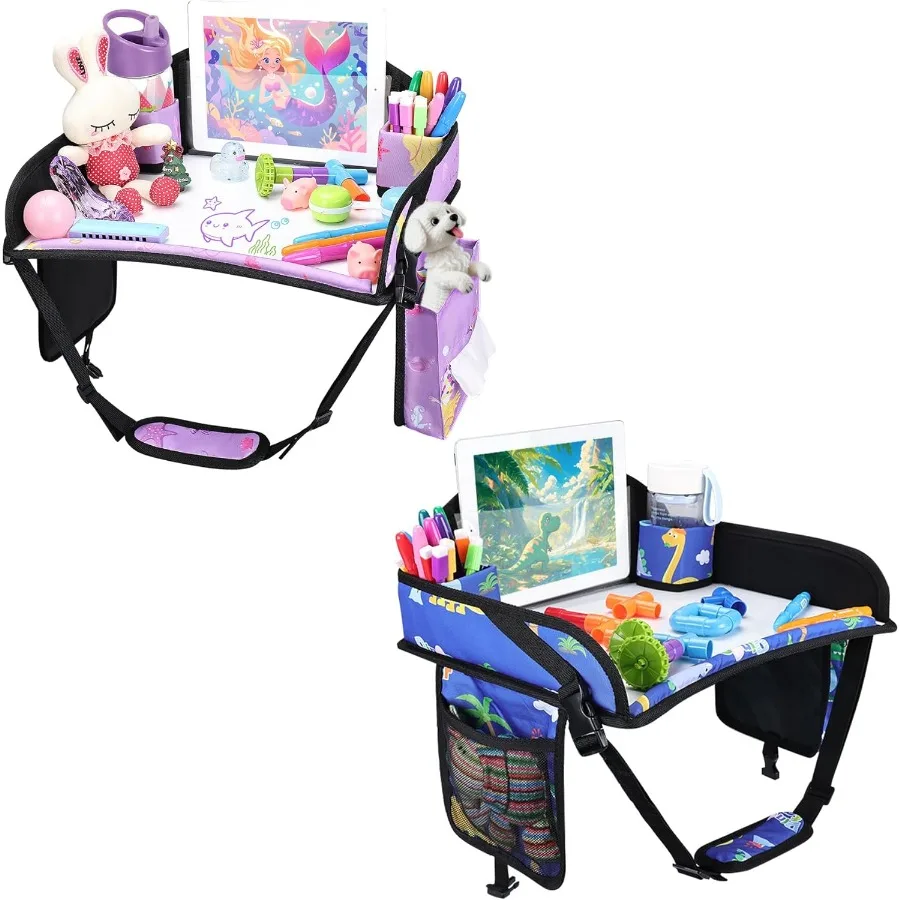2PCS Travel Tray for Airplane and Road Trip - Portable Carseat Lap Desk for Toddlers Compact Table Tray for 's Activities on Pl
2PCS Travel Tray for Airplane and Road Trip - Portable Carseat Lap Desk for Toddlers Compact Table Tray for 's Activities on Pl