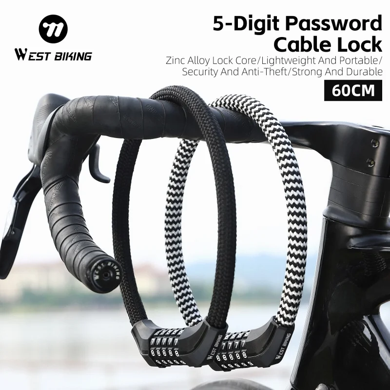 Bike Lock 5 Digit Password Portable Security Mountain Road Bicycle Motorcycle Scooter MTB Anti-theft Cycling Accessories
Bike Lock 5 Digit Password Portable Security Mountain Road Bicycle Motorcycle Scooter MTB Anti-theft Cycling Accessories