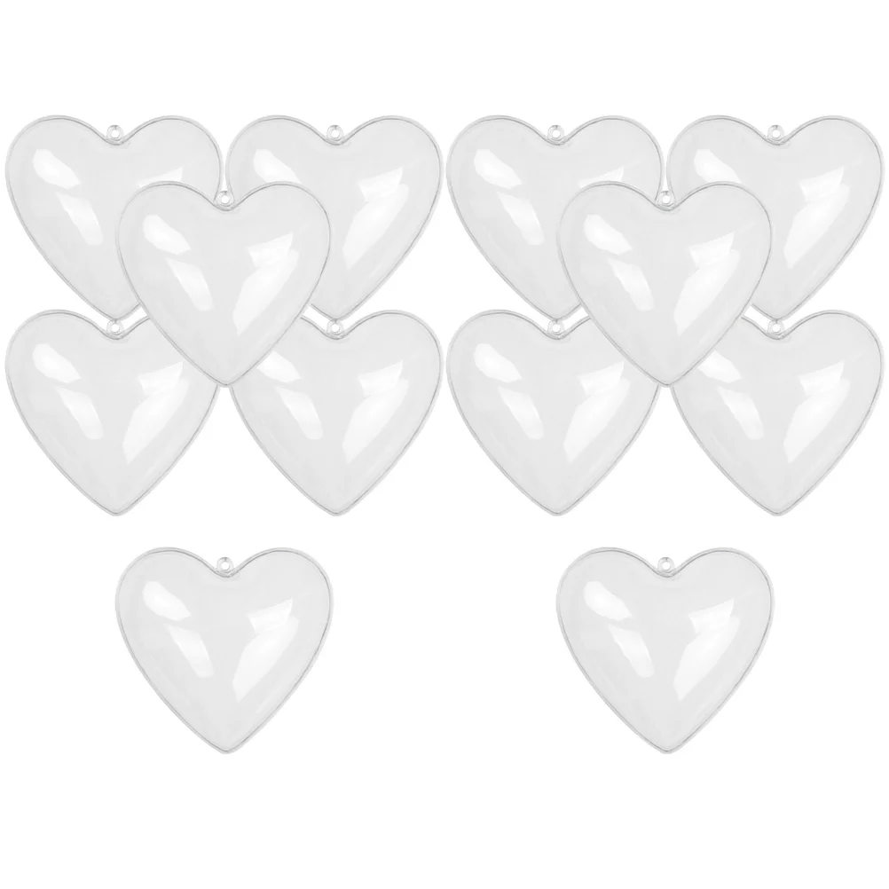 12 Pcs Christmas Tree Pendant Plastic Heart-shaped Ball Decoration Glass Balls for Boxes Clear Ornaments
12 Pcs Christmas Tree Pendant Plastic Heart-shaped Ball Decoration Glass Balls for Boxes Clear Ornaments