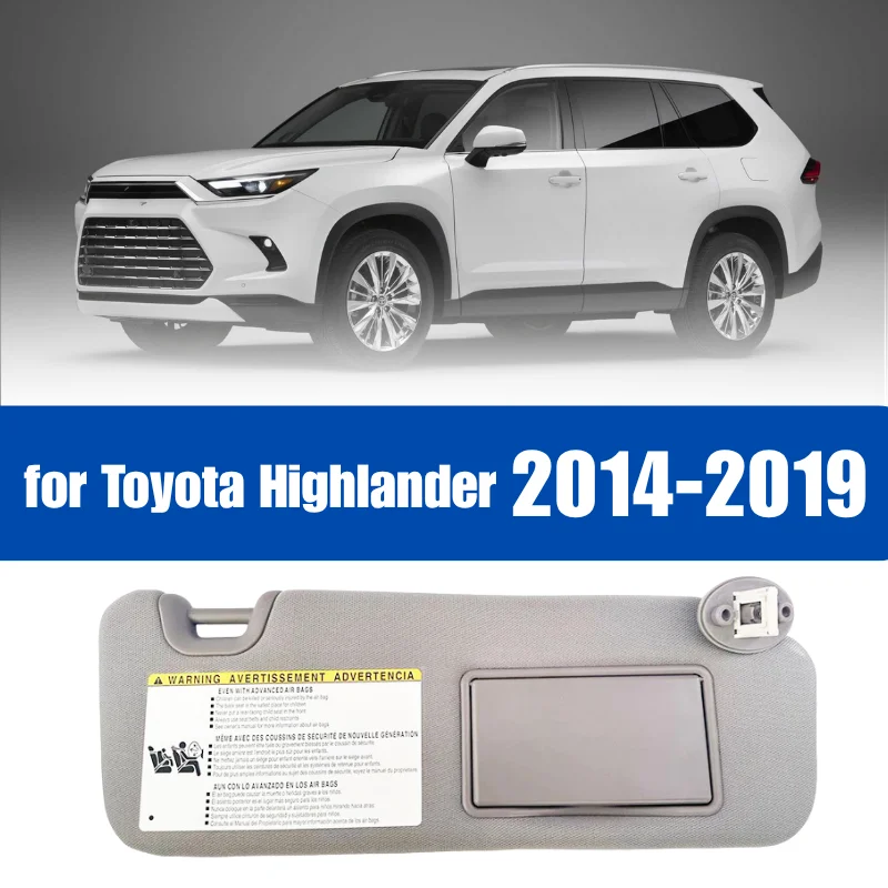 Автомобильный солнцезащитный козырек с зеркалом для Toyota Highlander 2014 2015 2016 2017 2018 2019 бежевый серый OEM 74310-0E074-A0 74320-0E074-B0
Автомобильный солнцезащитный козырек с зеркалом для Toyota Highlander 2014 2015 2016 2017 2018 2019 бежевый серый OEM 74310-0E074-A0 74320-0E074-B0