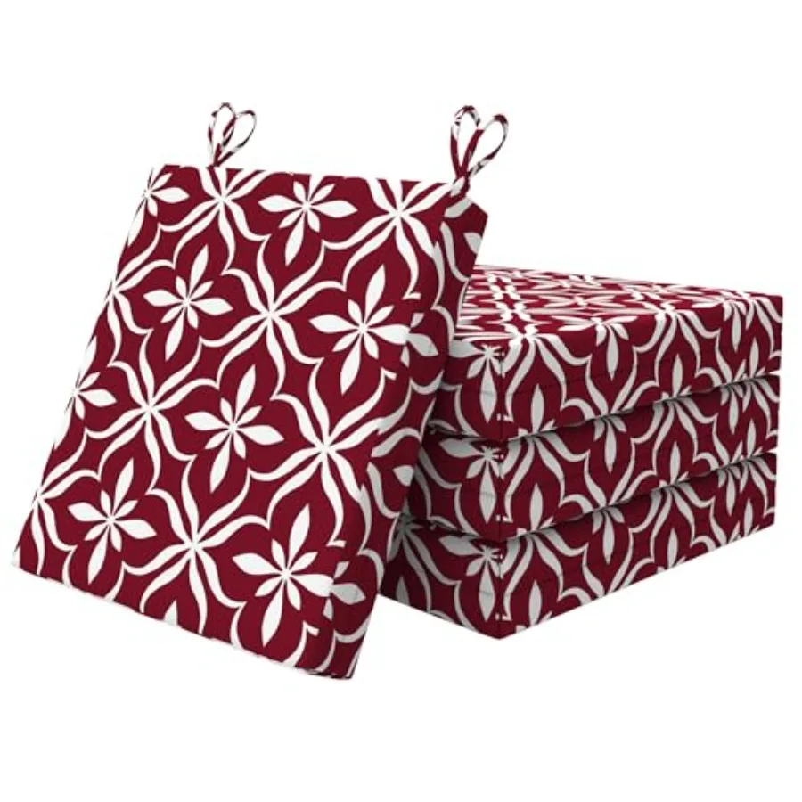 Outdoor Cushions for Patio Furniture Set of 4, 18.5 x 16 x 3 inch Waterproof Outdoor Chair Seat Cushions, Square with Non-Slip
Outdoor Cushions for Patio Furniture Set of 4, 18.5 x 16 x 3 inch Waterproof Outdoor Chair Seat Cushions, Square with Non-Slip