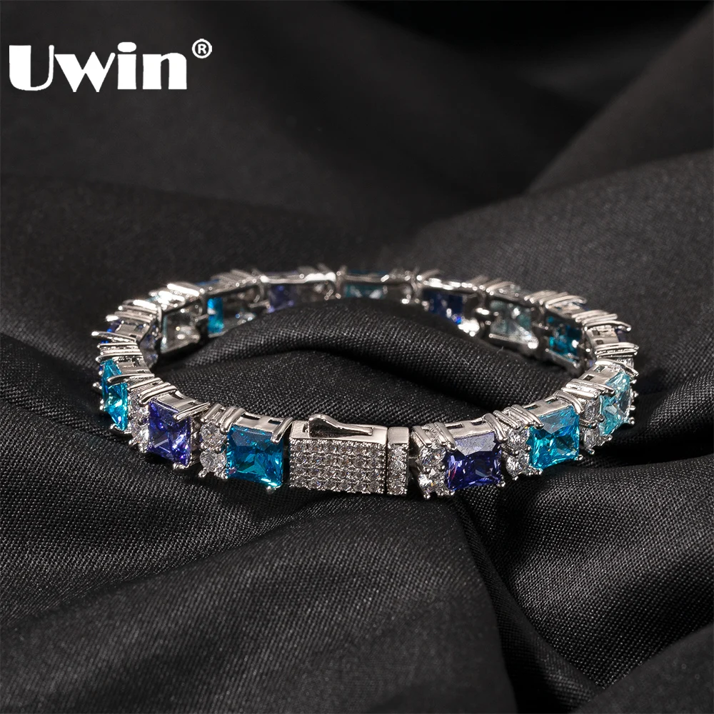 UWIN Gradient Blue CZ Bracelets for Men Women Iced Out Cubic Zirconia Bracelets Fashion Jewelry for Drop Shipping
UWIN Gradient Blue CZ Bracelets for Men Women Iced Out Cubic Zirconia Bracelets Fashion Jewelry for Drop Shipping
