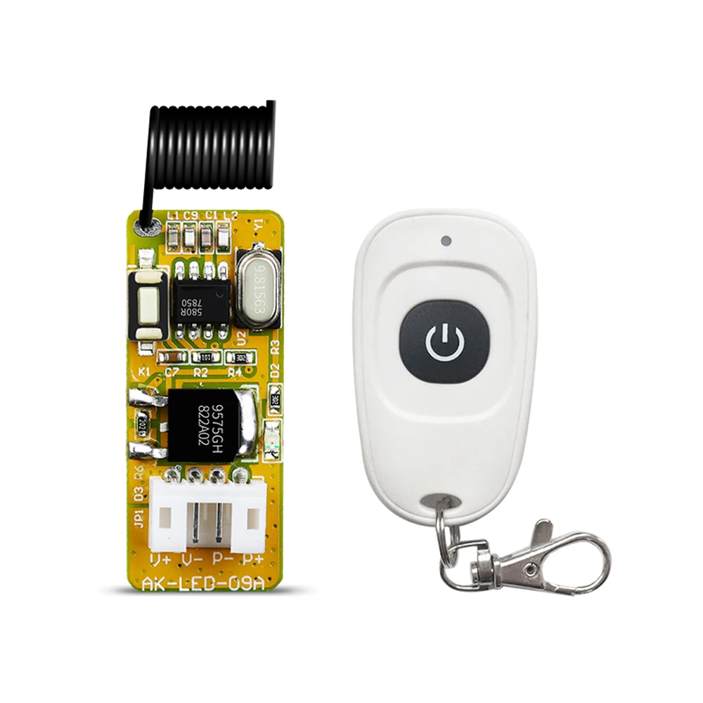 DC12V LED Lighting Control Billboard Decorative Lights Miniature Low Power Delay Wireless Receiver Module With Remote
DC12V LED Lighting Control Billboard Decorative Lights Miniature Low Power Delay Wireless Receiver Module With Remote