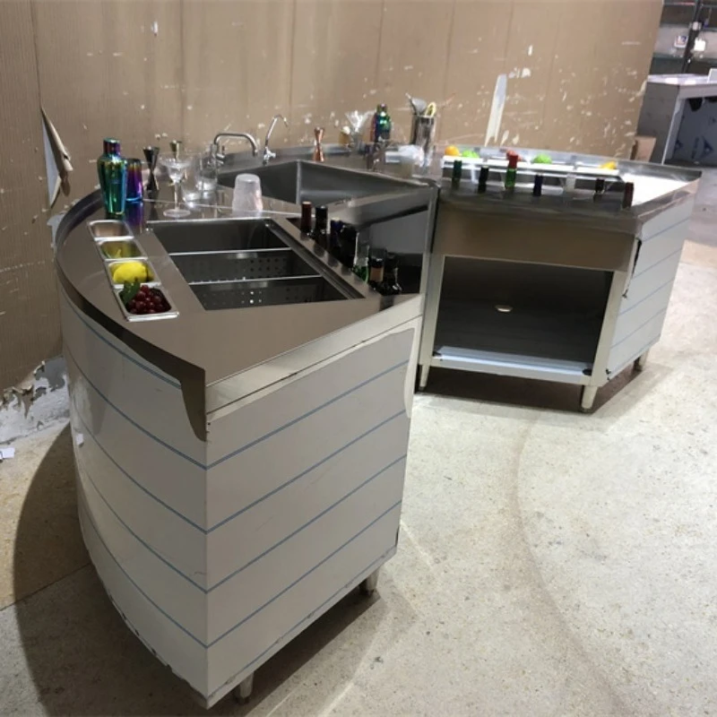 Quality bartenders make beverage station tables full set of wine counter workstations 
Quality bartenders make beverage station tables full set of wine counter workstations