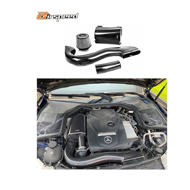 Airspeed Auto Engine Systems 100% Dry Carbon Fiber Cold Air Intake System For BENZ C180 C200 C260 C300(W205) M274 2.0T
Airspeed Auto Engine Systems 100% Dry Carbon Fiber Cold Air Intake System For BENZ C180 C200 C260 C300(W205) M274 2.0T