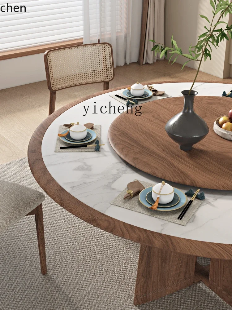 TQH7.2 slab dining table and chair combination modern simple light luxury household round dining table
TQH7.2 slab dining table and chair combination modern simple light luxury household round dining table