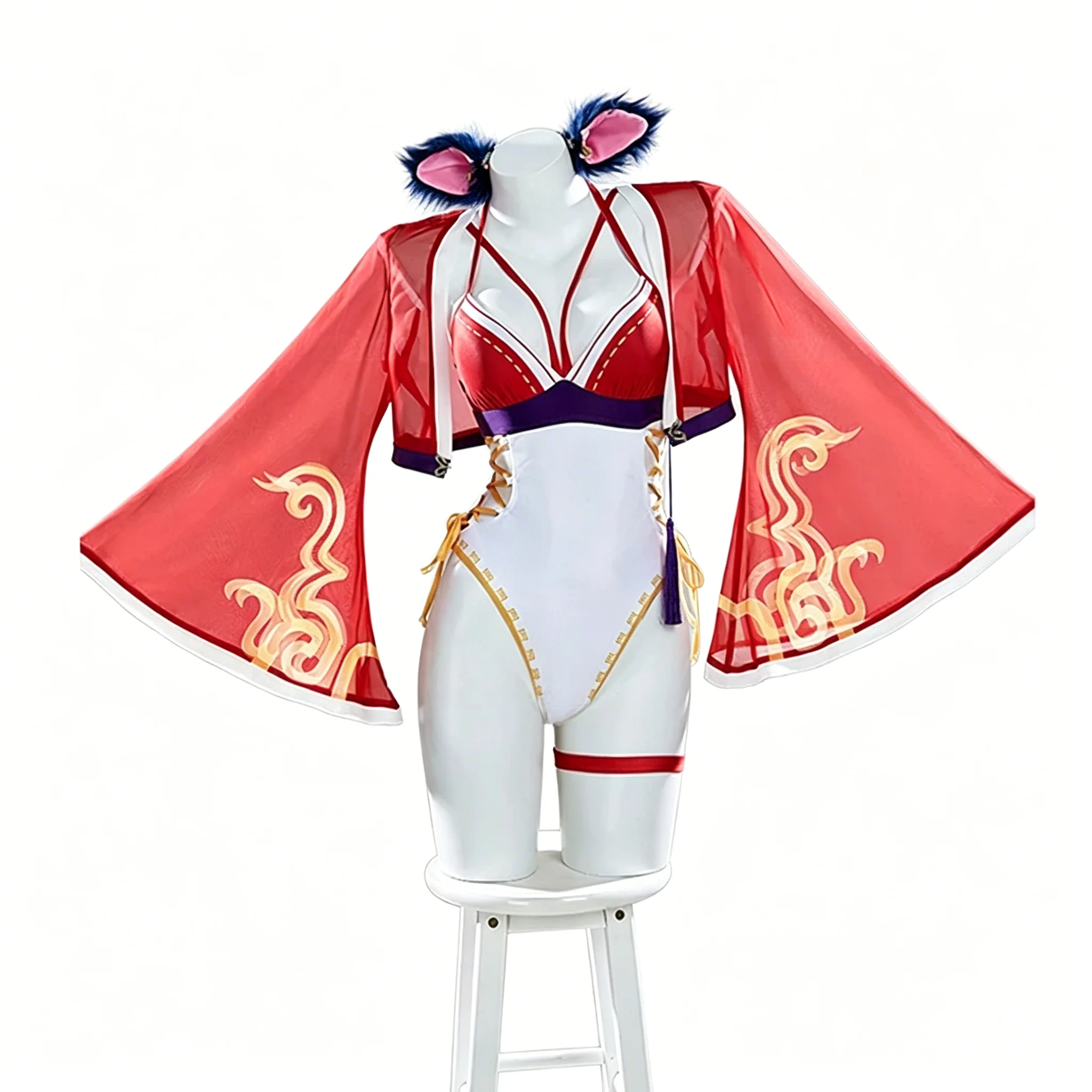 Ahri Legends Swimsuit Waterproof Hot Spring LOL Cosplay Costume Full Set for Women Halloween Comic Con Role Play
Ahri Legends Swimsuit Waterproof Hot Spring LOL Cosplay Costume Full Set for Women Halloween Comic Con Role Play