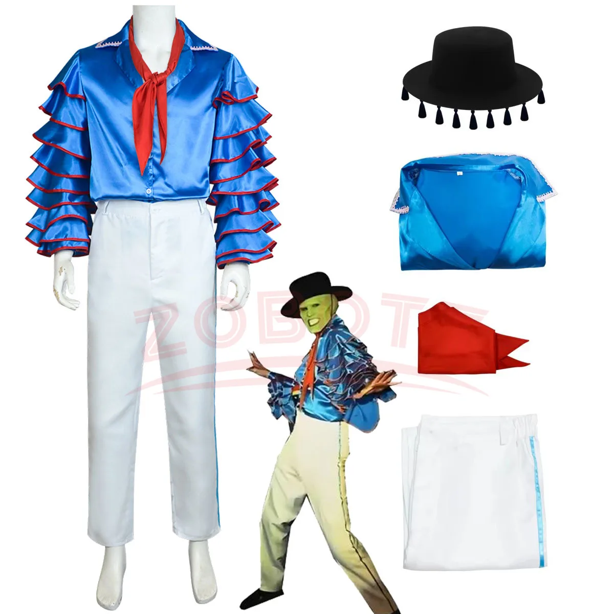 Adult Women Men Stanley Ipkiss Cosplay Costume for The Mask Halloween Carnival Roleplay Party Costume Party Coat Pants Suit
Adult Women Men Stanley Ipkiss Cosplay Costume for The Mask Halloween Carnival Roleplay Party Costume Party Coat Pants Suit