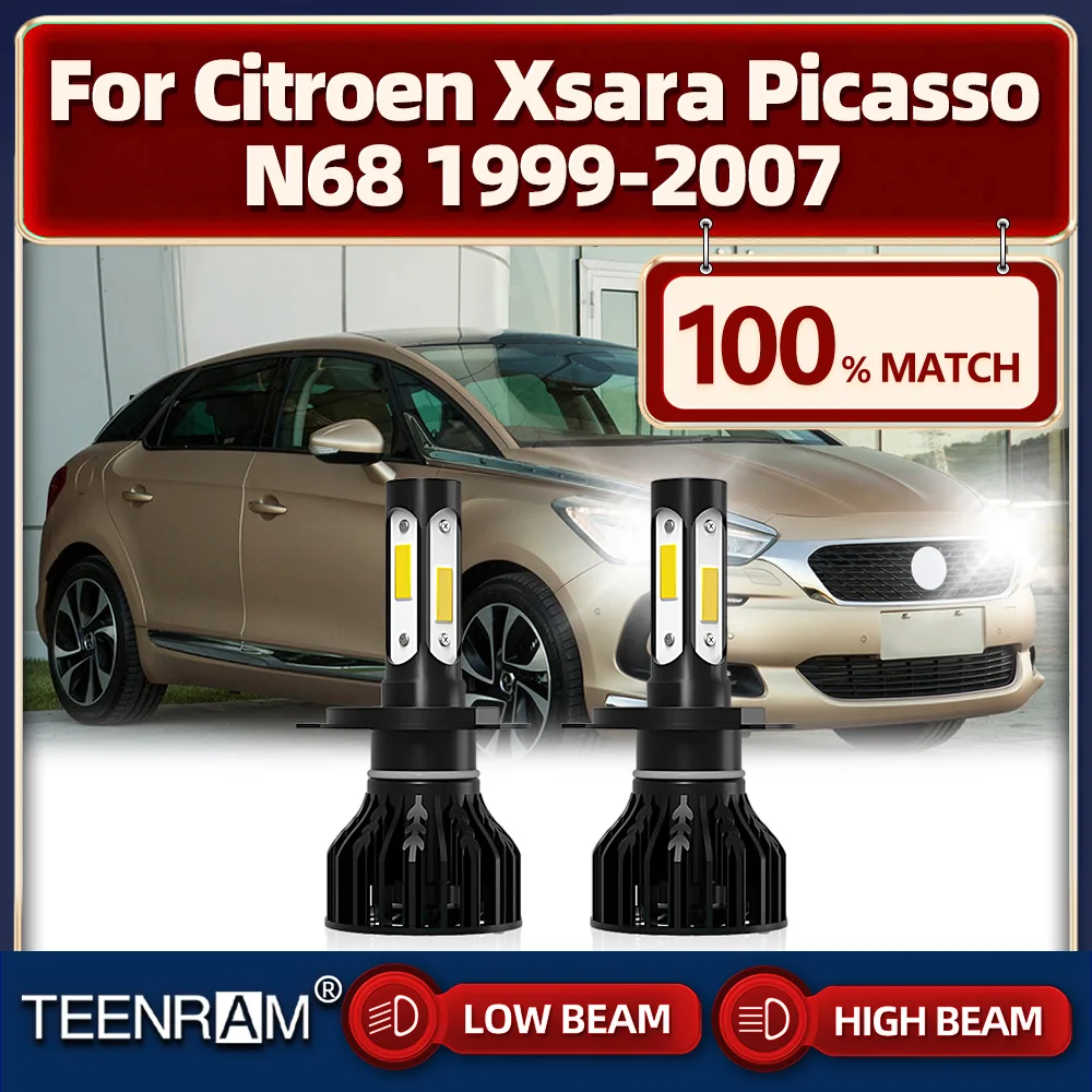 20000LM Canbus LED Headlight Bulb 6000K Car Light 12V For Citroen Xsara Picasso N68 1999 2000 2001 2002 2003 2004 2005 2006 2007
20000LM Canbus LED Headlight Bulb 6000K Car Light 12V For Citroen Xsara Picasso N68 1999 2000 2001 2002 2003 2004 2005 2006 2007