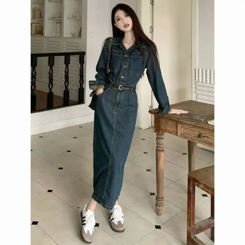 Vintage Age-Reducing Dress Women, Spring And Autumn New Style, Hong Fashion, Waist-Cinching, Collar, Long Sleeve,
Vintage Age-Reducing Dress Women, Spring And Autumn New Style, Hong Fashion, Waist-Cinching, Collar, Long Sleeve,