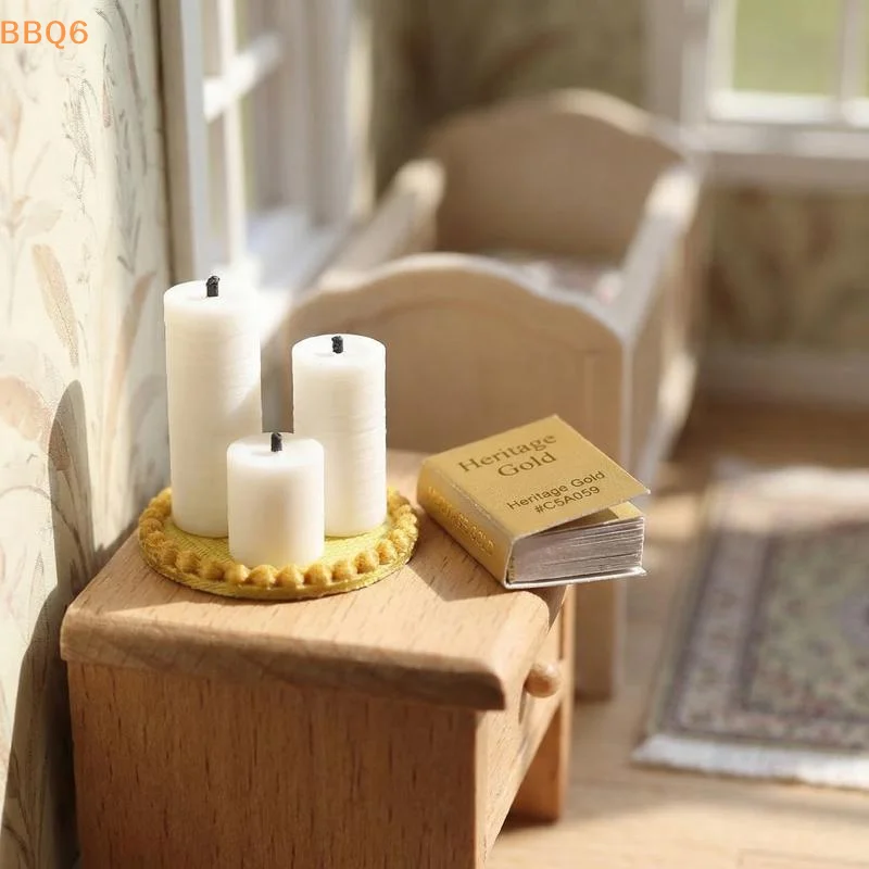 *4Pcs 1:12 Dollhouse Mini White Candle Miniature Tray Set Playhouse Toys Christmas Scene Decoration
*4Pcs 1:12 Dollhouse Mini White Candle Miniature Tray Set Playhouse Toys Christmas Scene Decoration