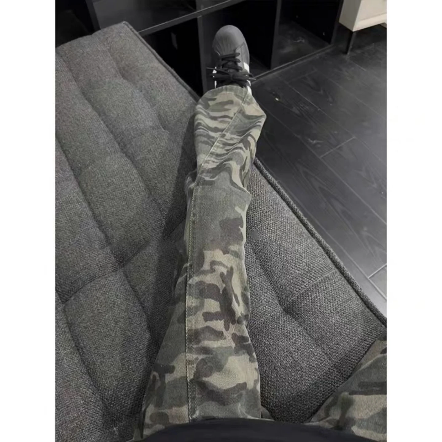 Джинсы Cleanfit в камуфляжном стиле, прямые, мужские и женские, в американском ретро-стиле, зауженные брюки, осенний модный тренд
Джинсы Cleanfit в камуфляжном стиле, прямые, мужские и женские, в американском ретро-стиле, зауженные брюки, осенний модный тренд