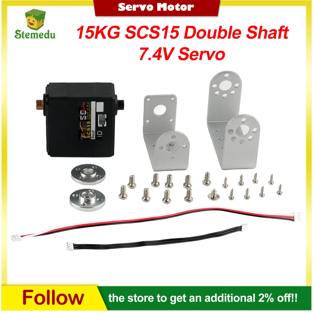 6V 15KG Dual-Mode Servo Metal Gears with Position Feedback, Programmable for Robot Grippers & Smart Control (Precision Torque)
6V 15KG Dual-Mode Servo Metal Gears with Position Feedback, Programmable for Robot Grippers & Smart Control (Precision Torque)