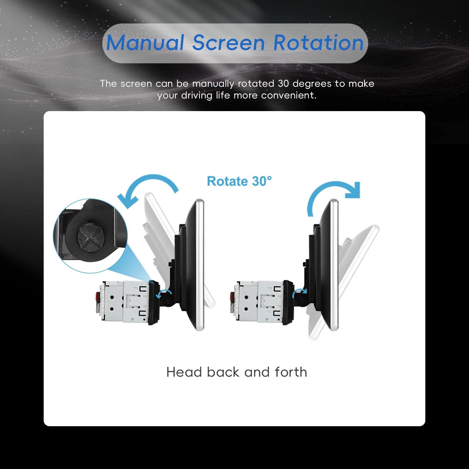 Podofo 1 Din Car Stereo 10.1" Rotating Touchscreen Support YouTube Video/Wireless Carplay/Android Auto FM Car MP5 Player OEM/ODM
Podofo 1 Din Car Stereo 10.1" Rotating Touchscreen Support YouTube Video/Wireless Carplay/Android Auto FM Car MP5 Player OEM/ODM