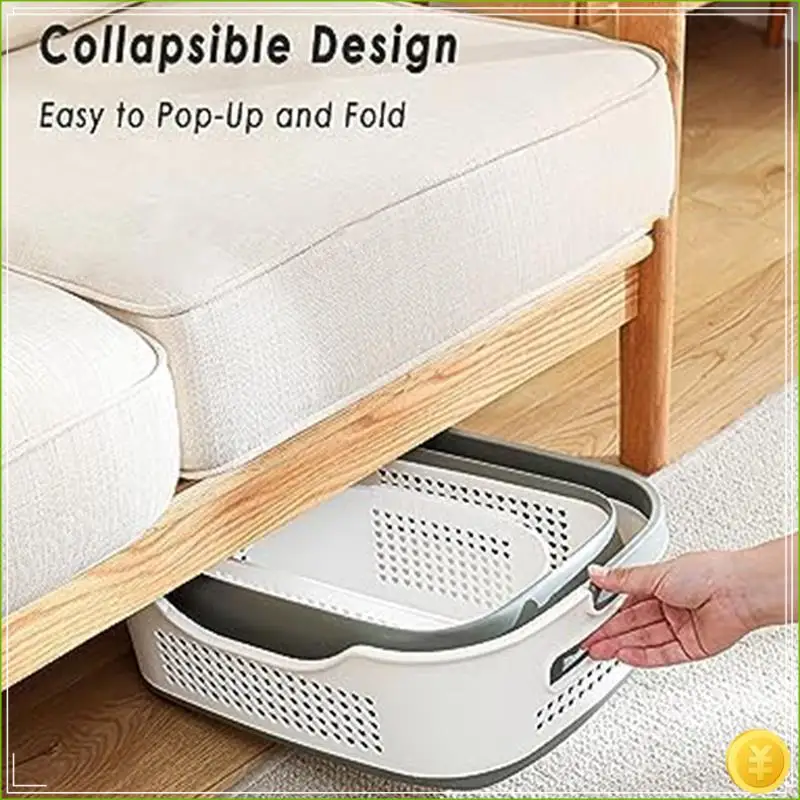 1Set Collapsible Laundry Basket Foldable Laundry Basket PP With Handles -Up Storage Container/Hamper Fit For Laundry
1Set Collapsible Laundry Basket Foldable Laundry Basket PP With Handles -Up Storage Container/Hamper Fit For Laundry