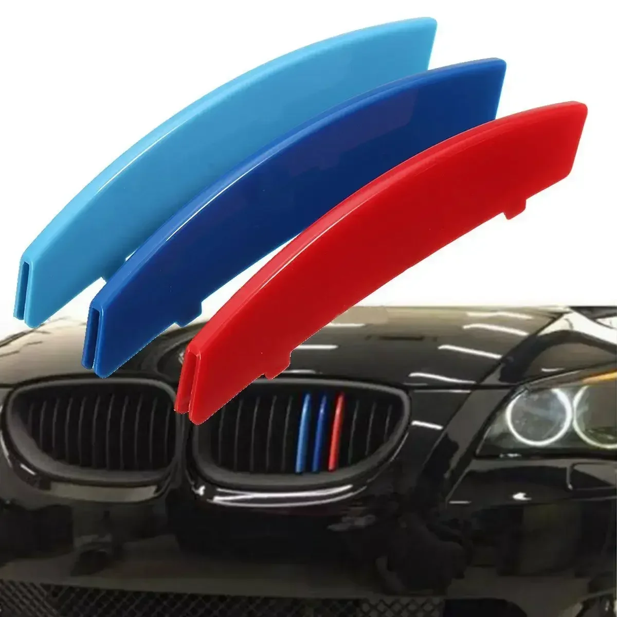 3pcs 3D Car Racing Grille Sport Stripe Clip ABS Decal Sticker For BMW 3 Series F30 F31 F35 E90 5 Series F10 F18 E60 X5 X6 E70
3pcs 3D Car Racing Grille Sport Stripe Clip ABS Decal Sticker For BMW 3 Series F30 F31 F35 E90 5 Series F10 F18 E60 X5 X6 E70