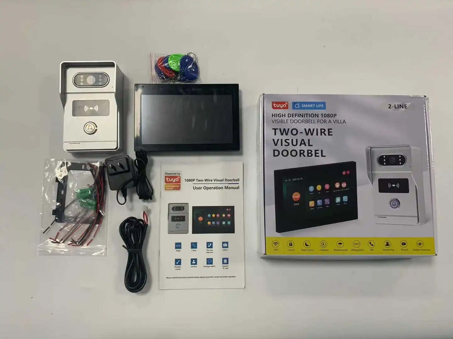 7-дюймовый IPS-экран Tuya APP 2MP 1080P WIFI дверной телефон домофон визуальный дверной звонок 120 градусов широкий угол домашней безопасности дверной просмотрщик 
7-дюймовый IPS-экран Tuya APP 2MP 1080P WIFI дверной телефон домофон визуальный дверной звонок 120 градусов широкий угол домашней безопасности дверной просмотрщик