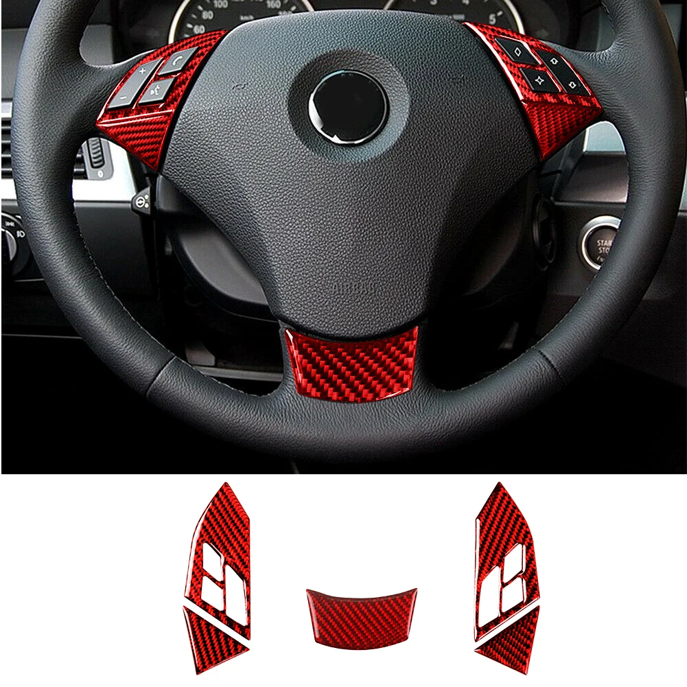 5pcs Steering Wheel Button Trim Cover Fit for BMW 5 Series E60 E61 2004 2005 2006 2007 2008 2009 2010
5pcs Steering Wheel Button Trim Cover Fit for BMW 5 Series E60 E61 2004 2005 2006 2007 2008 2009 2010
