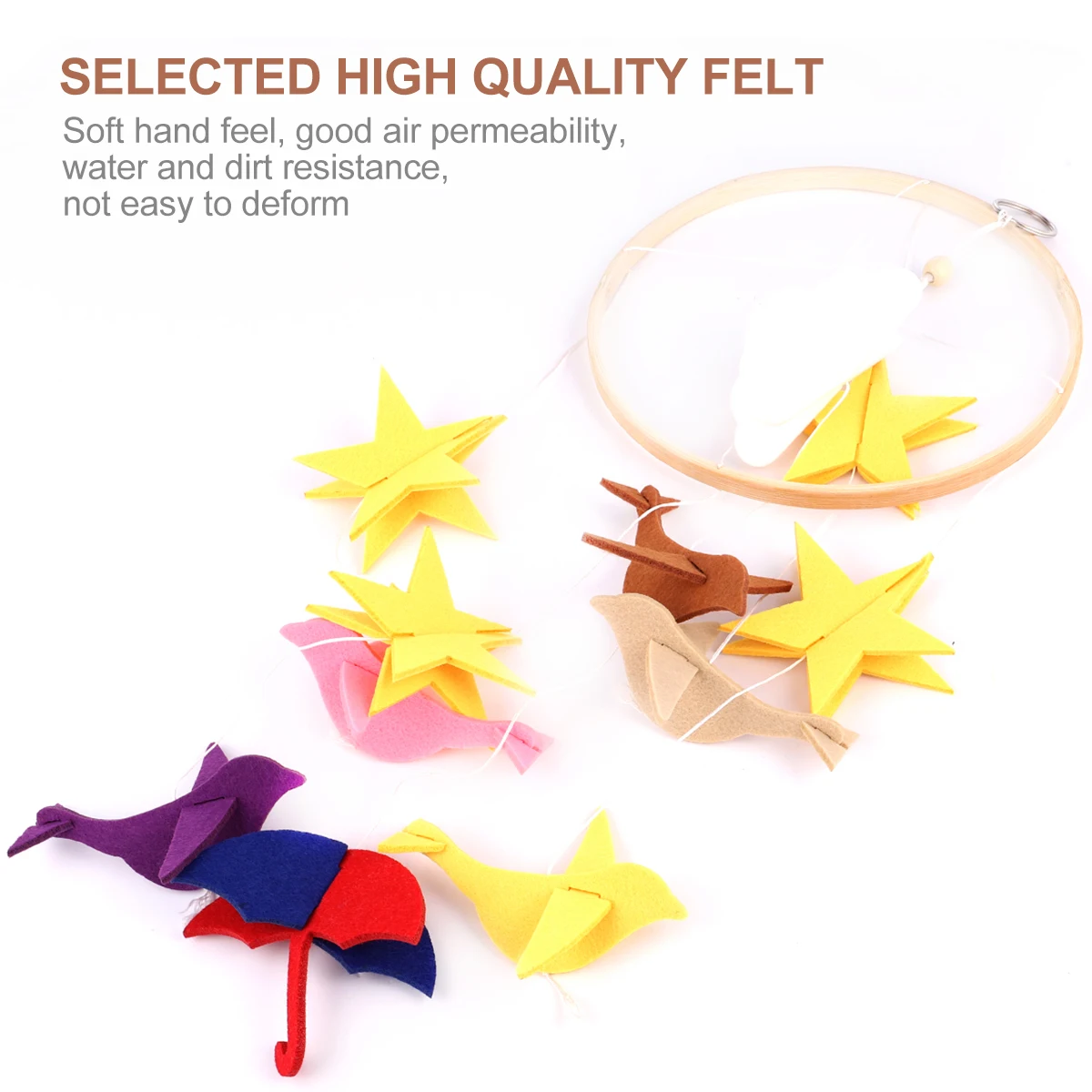 Crib Hangings Felt Pendant Adornment Decorate Decoration Wind Chime Charm Ornament
Crib Hangings Felt Pendant Adornment Decorate Decoration Wind Chime Charm Ornament