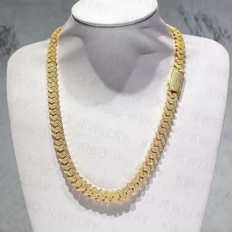 Hip Men Jewelry 12MM 925 Sterling Silver 10K 14K Iced Out VVS Moissanite Cuban Chain Necklace
Hip Men Jewelry 12MM 925 Sterling Silver 10K 14K Iced Out VVS Moissanite Cuban Chain Necklace