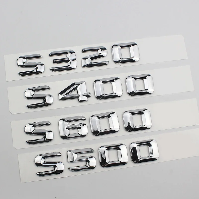 3D ABS Chrome Logo S320 S350 S400 S450 S500 S550 S580 S600 Emblem Letters Car Trunk Badge For Mercedes S W222 W223 Accessories
3D ABS Chrome Logo S320 S350 S400 S450 S500 S550 S580 S600 Emblem Letters Car Trunk Badge For Mercedes S W222 W223 Accessories