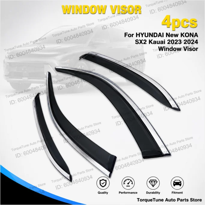 Premium In Channel Direct Fit Easy Installation Window Visor Wind Deflector For HYUNDAI New KONA SX2 Kauai 2023 2024 Rain
Premium In Channel Direct Fit Easy Installation Window Visor Wind Deflector For HYUNDAI New KONA SX2 Kauai 2023 2024 Rain