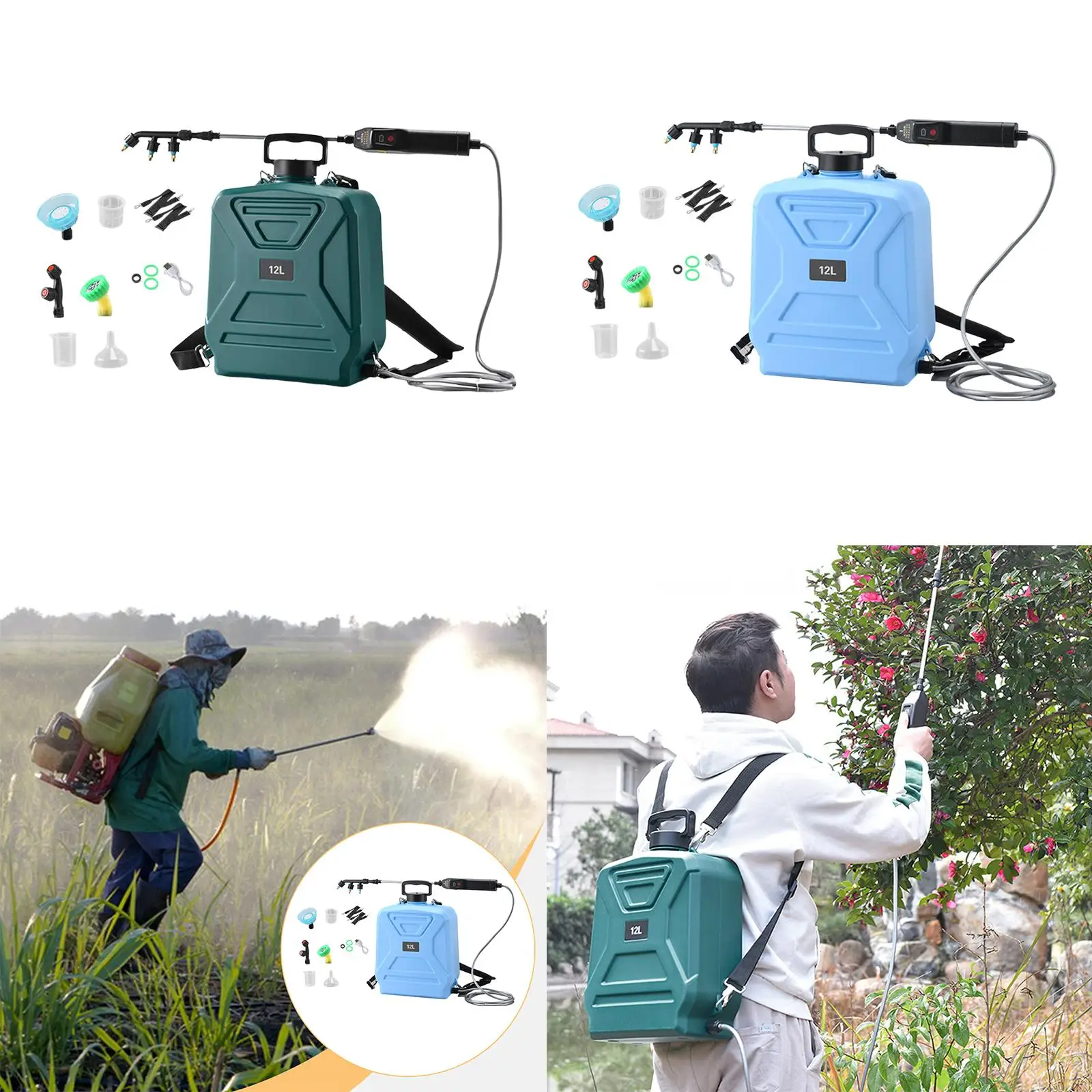 Электрический опрыскиватель для сада, 12 л, с удобной ручкой, индикатором заряда, большой емкостью, 2 скоростями распыления для обработки растений
Электрический опрыскиватель для сада, 12 л, с удобной ручкой, индикатором заряда, большой емкостью, 2 скоростями распыления для обработки растений