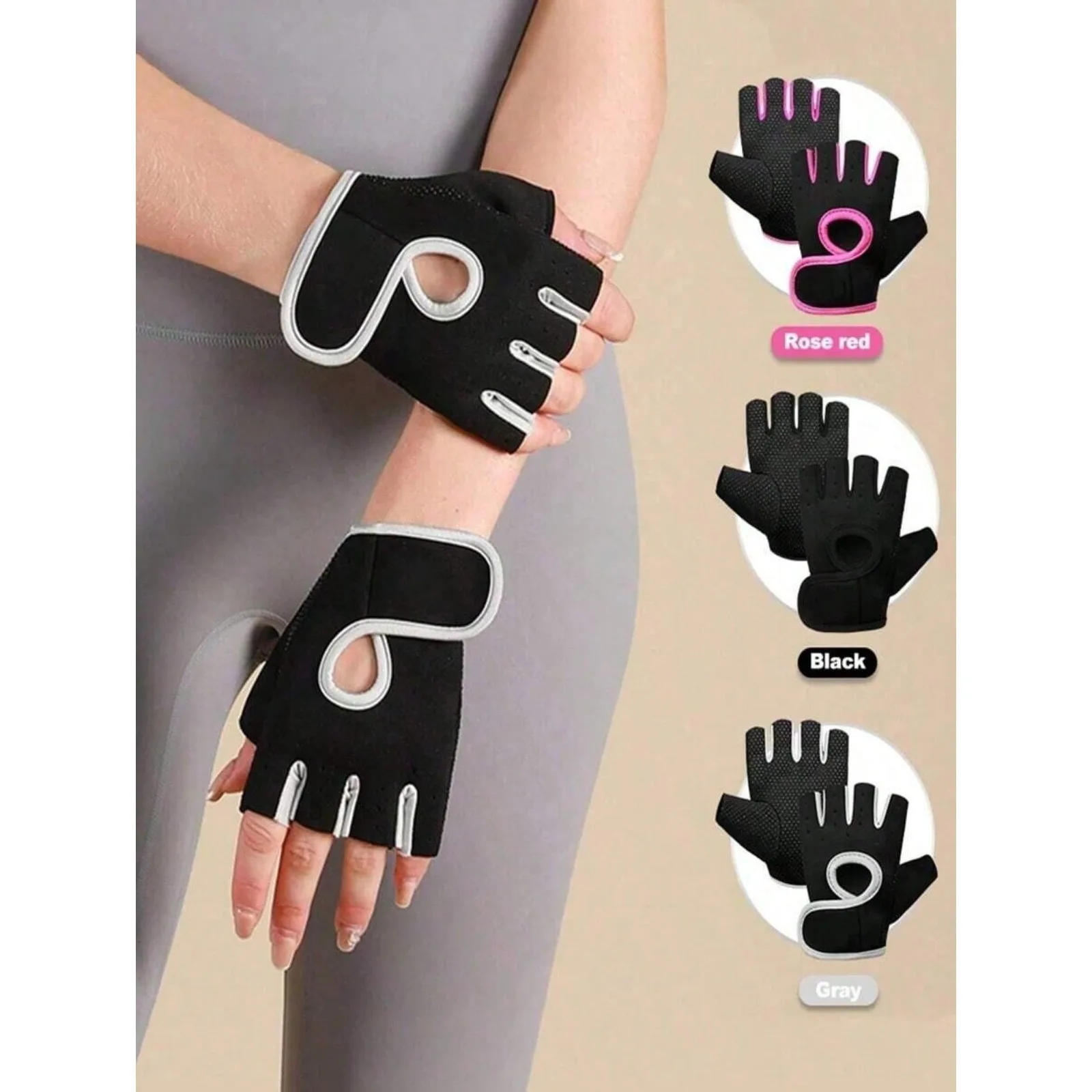 1 Pair - Unisex Fingerless Cycling Gloves, Professional Fitness Anti-Slip Breathable Half Finger Gloves Summer Fishing Biking
1 Pair - Unisex Fingerless Cycling Gloves, Professional Fitness Anti-Slip Breathable Half Finger Gloves Summer Fishing Biking