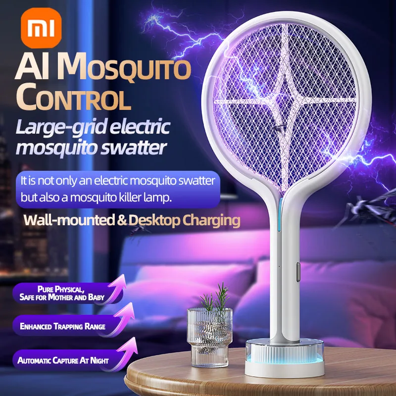 Xiaomi 2-in-1 Electric mosquito swatter mosquito killing lamp Rechargeable Handheld Automatic Tapping Mode Indoor and Outdoor
Xiaomi 2-in-1 Electric mosquito swatter mosquito killing lamp Rechargeable Handheld Automatic Tapping Mode Indoor and Outdoor