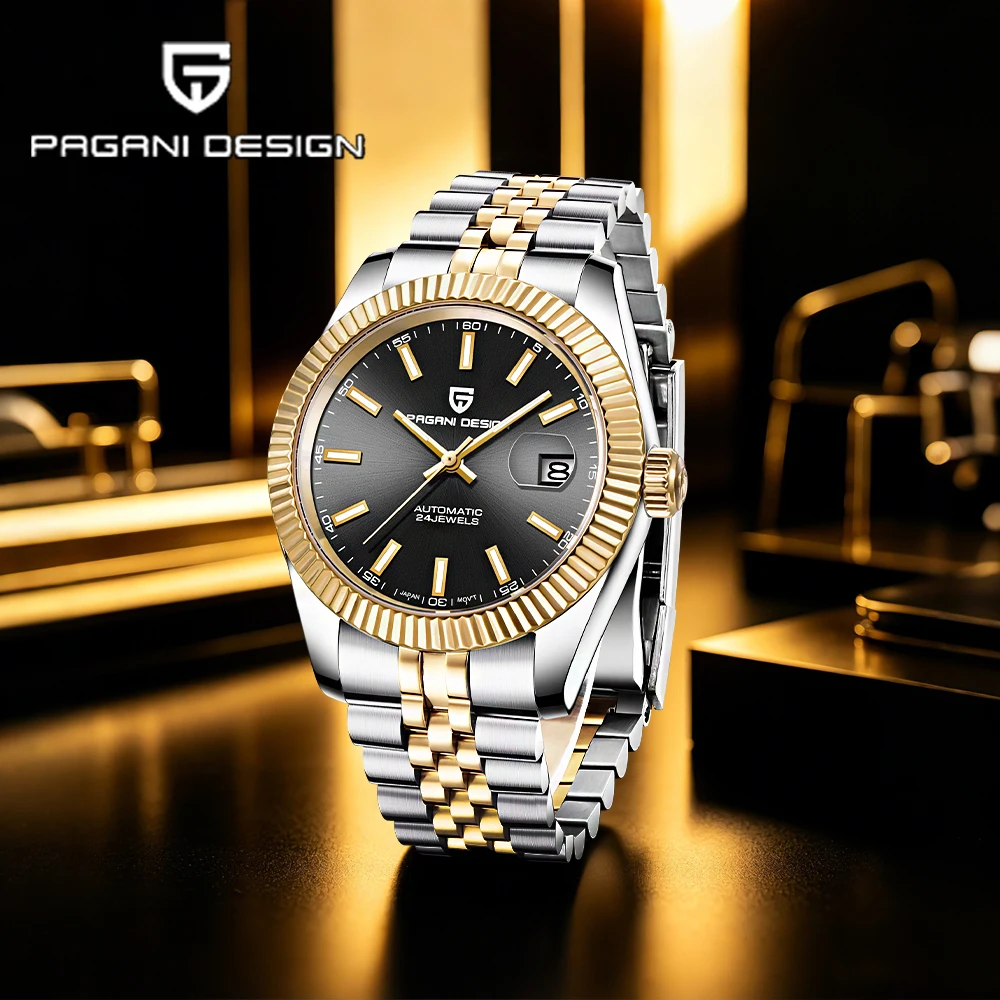 2026Pagani design 40MM men's mechanical watch luxury men's automatic watch AR Sapphire waterproof calendar steel watches for men
2026Pagani design 40MM men's mechanical watch luxury men's automatic watch AR Sapphire waterproof calendar steel watches for men