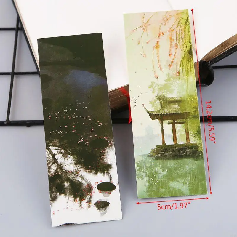 Y5LB 30pcs for Creative Chinese Paper Bookmarks Painting Cards Retro Beautiful
Y5LB 30pcs for Creative Chinese Paper Bookmarks Painting Cards Retro Beautiful
