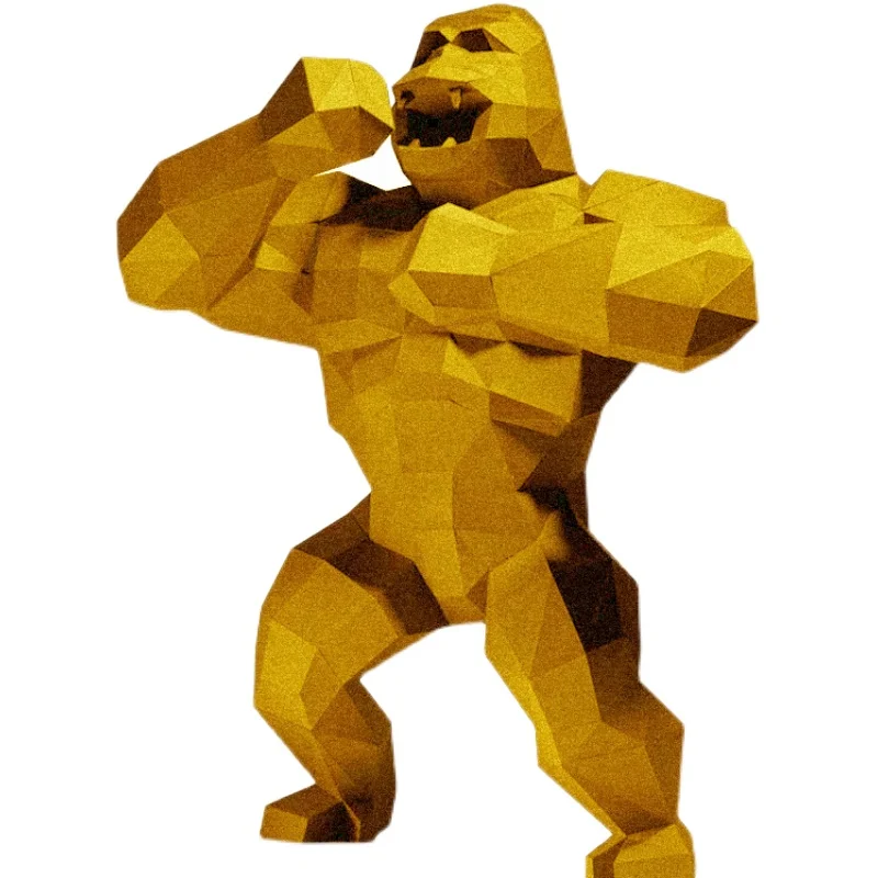 60cm Stand Gorilla Paper Model Papercraft Origami 3D DIY Kit Puzzles Home Decor Desk Decoration Sculpture Props Kids Toys Gifts
60cm Stand Gorilla Paper Model Papercraft Origami 3D DIY Kit Puzzles Home Decor Desk Decoration Sculpture Props Kids Toys Gifts