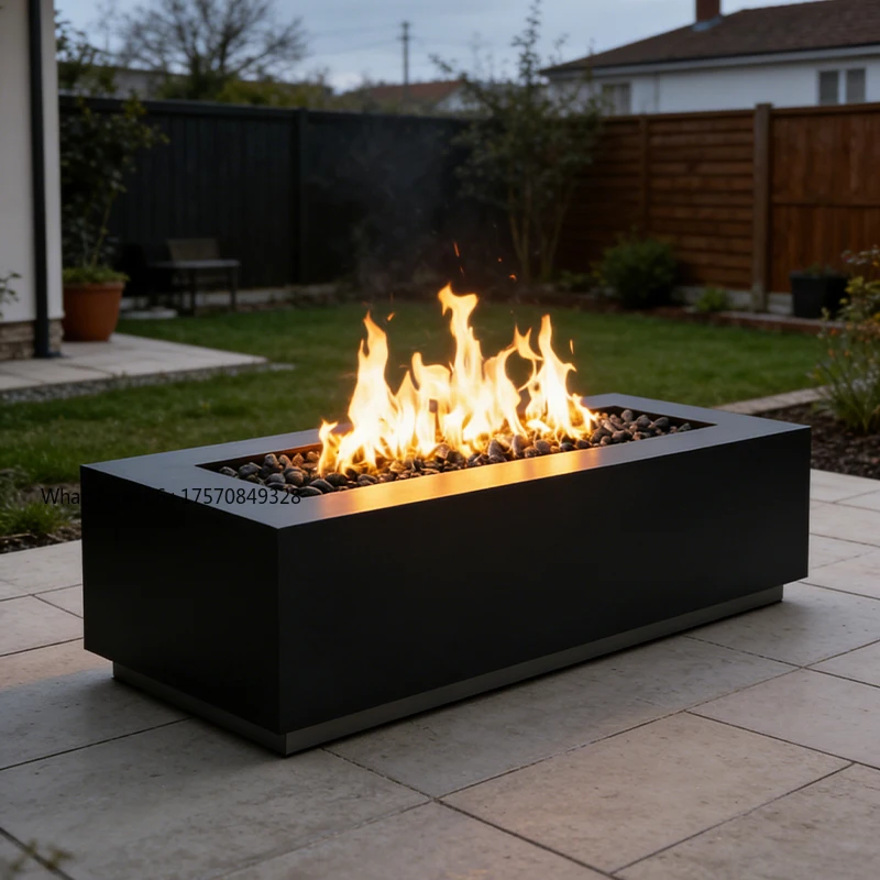PANSEE Modern Stainless Steel Freestanding Outdoor Villa Garden Firepit with Wood/Ethanol/3D Steam Fuel 1250mm Size
PANSEE Modern Stainless Steel Freestanding Outdoor Villa Garden Firepit with Wood/Ethanol/3D Steam Fuel 1250mm Size