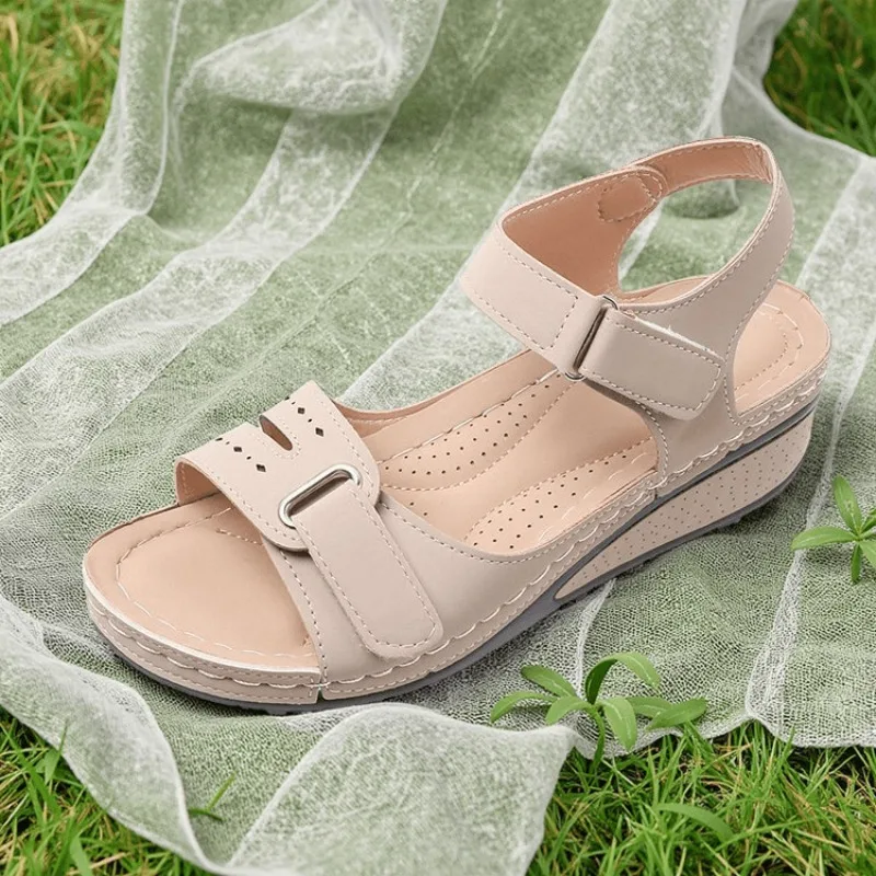 2026 New Open Toe Fashion Women's Sandals Summer Soft Sexy Female Sandals Wedge Buckle Orthopedic Sandal with Arch Support
2026 New Open Toe Fashion Women's Sandals Summer Soft Sexy Female Sandals Wedge Buckle Orthopedic Sandal with Arch Support
